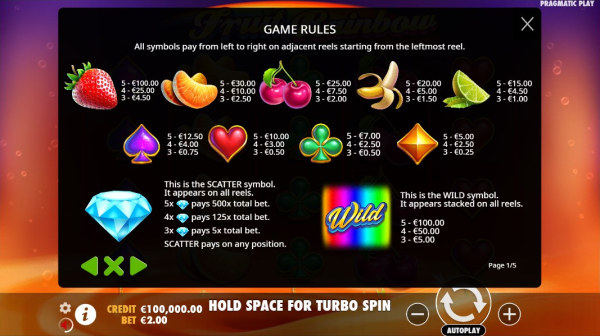 Fruit Rainbow slot apk download for android