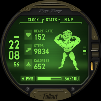 Fallout Pip Boy Watch Face Apk Mod Premium Unlocked v1.0 screenshot 1