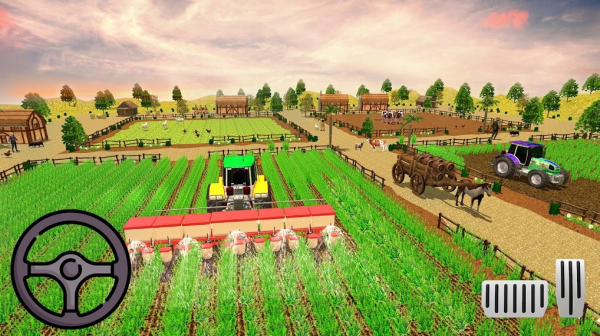 Real Tractor Farm Harvesting apk download for android
