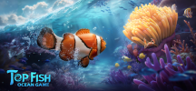 Top Fish Ocean Game mod apk 1.1.733637 unlimited everything v1.1.684675 screenshot 1
