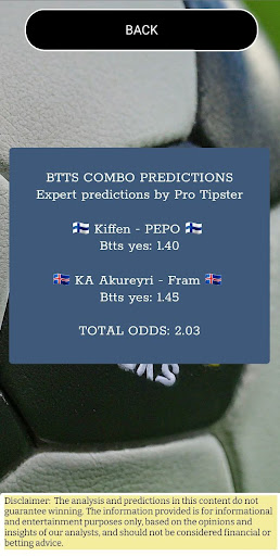 Btts Combo picks Vip app free download for android