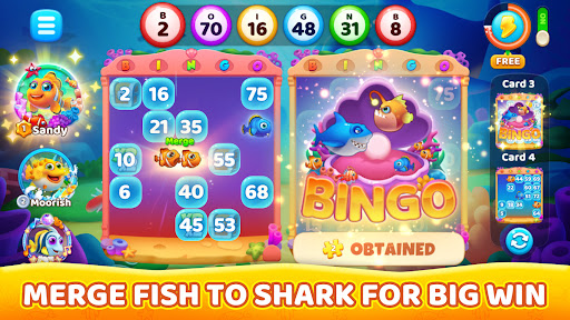 Bingo Ocean Bingo Games free coins apk latest version v1.1.1 screenshot 1