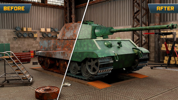 Tank Mechanic Simulator Games apk download for Android v1.0 screenshot 4