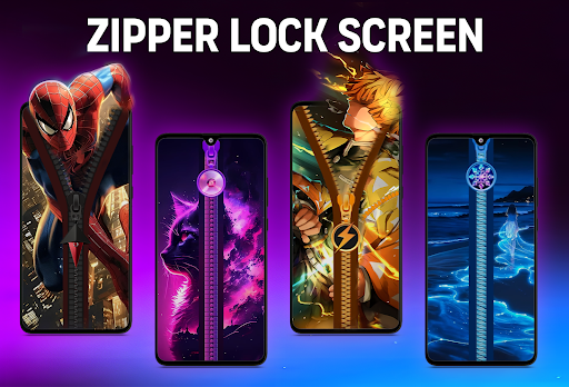 Zipper Lock Screen Zip Lock apk free download latest version v9.0 screenshot 4