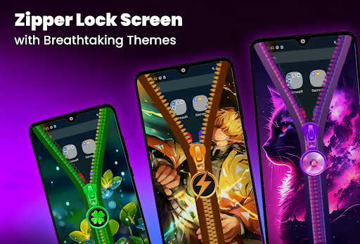 Zipper Lock Screen Zip Lock apk free download latest version v9.0 screenshot 1