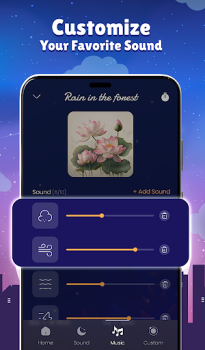 Relax Rain Sleep Sound app free download latest version v1.0.1 screenshot 1