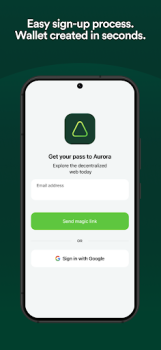 Aurora Pass Web3 Wallet app free download latest version v1.9.14 screenshot 1