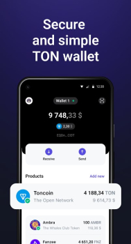 Tonhub TON wallet app for android download v1.8.67 screenshot 1