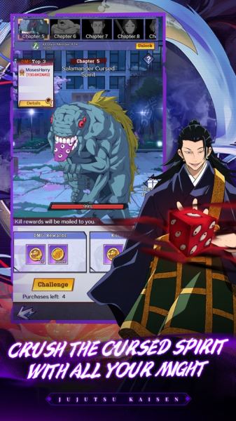 Jujutsu Kaisen Unleashed mod apk unlimited money and gems
