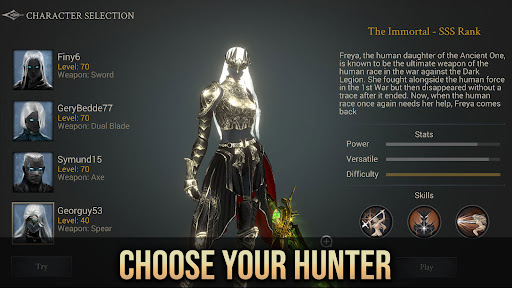 Demon Hunter Premium Mod Apk Unlock All Characters Free Shopping