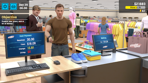 Clothing Store Simulator Mod Apk Unlimited Money v1.7 screenshot 1