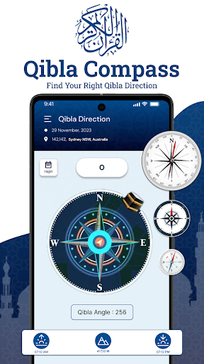 Qibla Direction & Prayer Times apk free download
