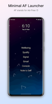 Olauncher Minimal AF Launcher mod apk latest version v4.2.2 screenshot 1