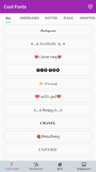 Cool Fonts Fancy Letters app free download latest version v1.1.0 screenshot 4