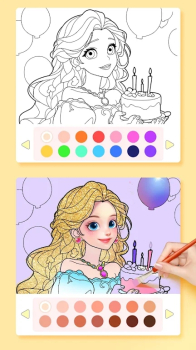 Princess Fantasy Coloring apk download latest version v1.0.1.0 screenshot 4