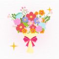 Flower Language Floral Letter