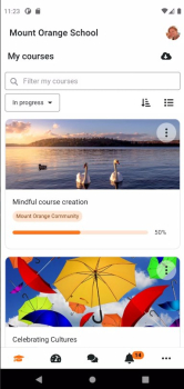 Moodle app for android download v4.3.0 screenshot 2