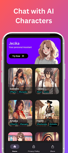 Chat with Characters AI Jecika app free download for android