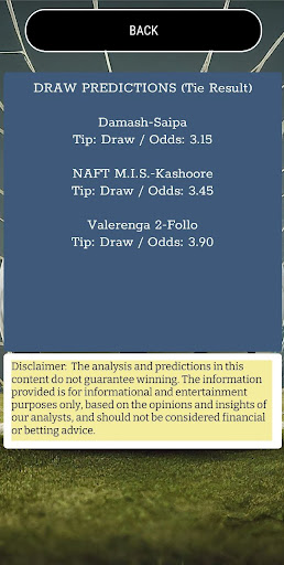 Soccer Picks: Draw & Btts App Download for Android