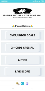 Hashtag Betting Over Under Tip App Download Latest Version v2.3 screenshot 1