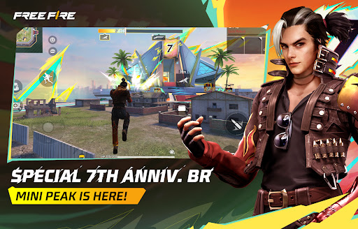 Free Fire 7th Anniversary mod apk unlimited diamonds auto headshot v1.105.1 screenshot 4