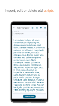 TelePrompter Smart Prompter app download for android v0.0.2 screenshot 3