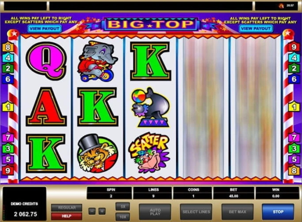 Big Top slot machine apk download for android