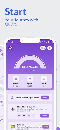 QuBit Network 0.1.5 Mining Apk Download Latest VersionͼƬ1