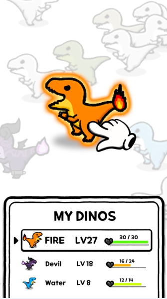 Dino mutant T-Rex game for android free download