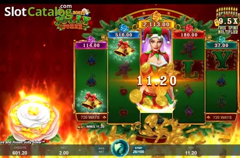 fire and roses jolly joker demo slot game v1.0 screenshot 2