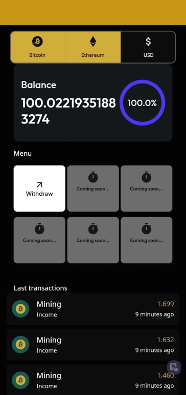 Ark Mining Crypto App Download for Android