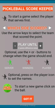 Pickleball Score Keeper app for android download  v1.8 screenshot 3