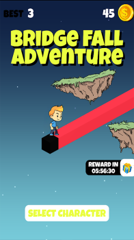 Bridge Fall Adventure Game apk download for Android v1.6 screenshot 1