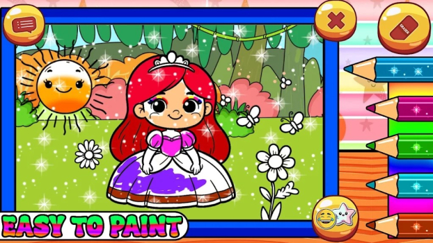 Girls Coloring Game Doll Paint apk download for android v0.1 screenshot 2