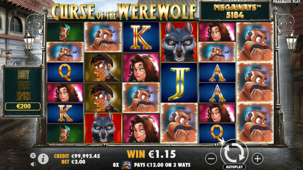 Curse of the Werewolf Megaways slot apk download for android