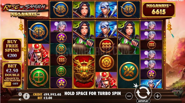 Rise of Samurai Megaways pragmatic play game download v1.0.0 screenshot 1