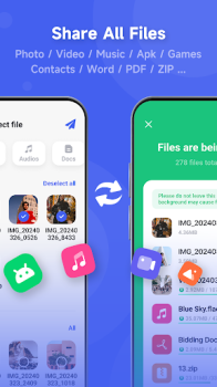 Instant Share Transfer Files app free download for android v1.0.8 screenshot 2