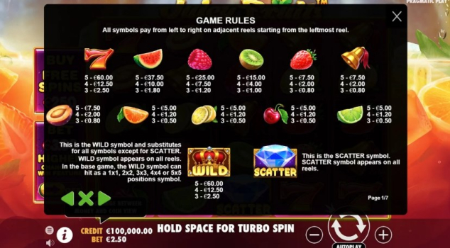 Juicy Fruits slot game free download latest version v1.0.0 screenshot 2