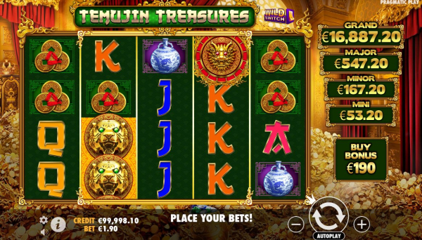 Temujin Treasures slot apk download for android