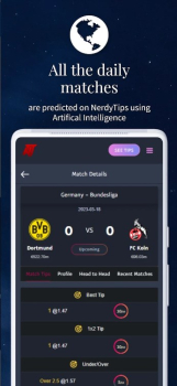 AI Football Tips NerdyTips app for android download v1.5 screenshot 2