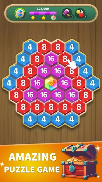 Hexa Connect 2048 Puzzle apk download for android