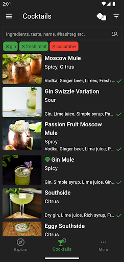 Cocktail Hobbyist Recipes apk latest version free download