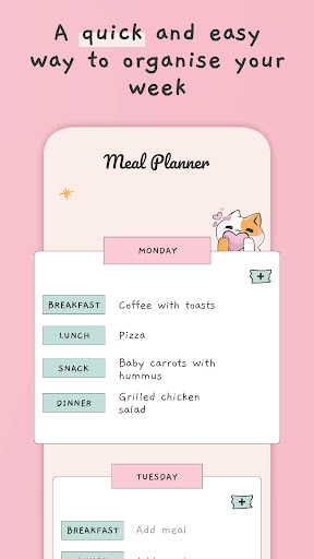 Meal Planner Weekly Plan app free download for android