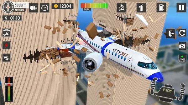 Plane Flight Crash Simulator apk download latest version