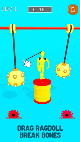 Dummy Ragdoll Bone Crash 3D apk download for Android