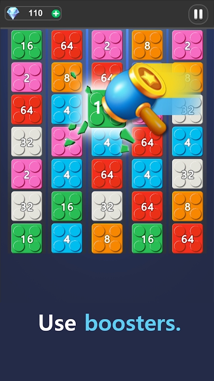 X2 Merge Blocks 2048 King mod apk no ads