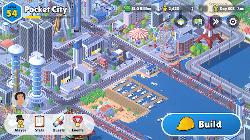 Pocket City 2 Mod Apk 1.072 (Unlimited Money and Gems) Free Download v1.072 screenshot 2