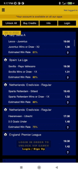 Betting Tips HT FT Vip Mod Apk Download Latest Version