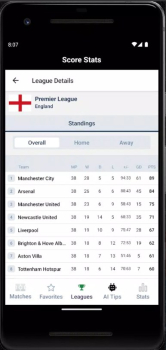 ScoreStats Live Scores Apk Latest Version v1.16 screenshot 1