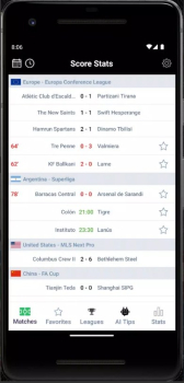 ScoreStats Live Scores Apk Latest Version v1.16 screenshot 2